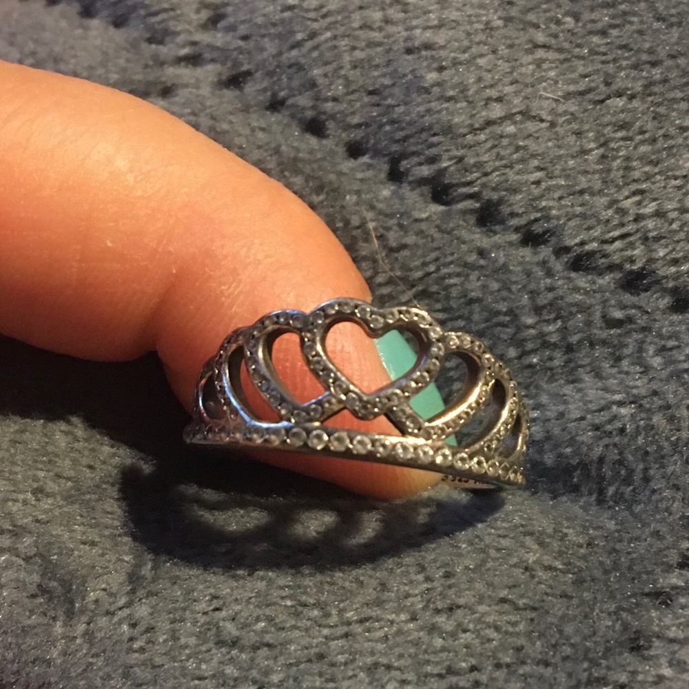 Hearts Tiara Ring
